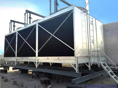 All steel cross flow cooling tower