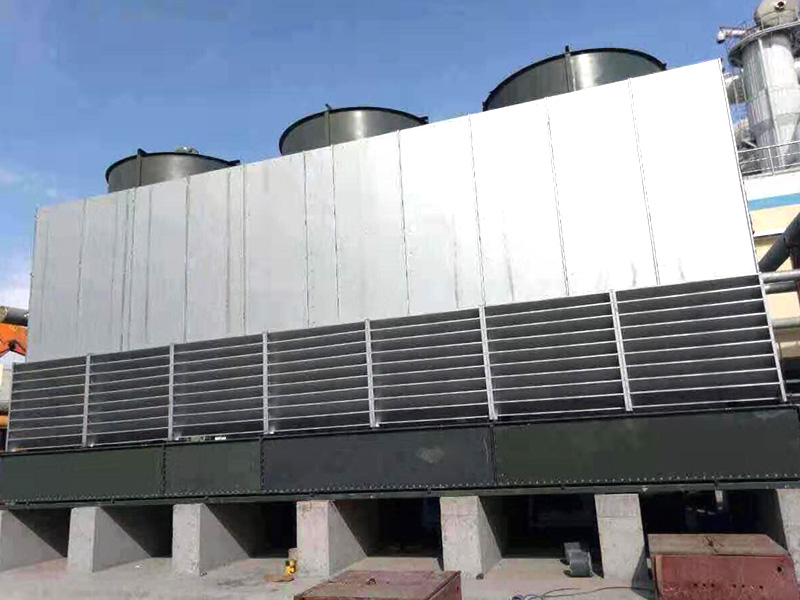 All steel cross flow cooling tower